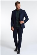 Blue Boucle Blazer