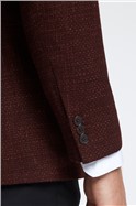  Rust Boucle Blazer
