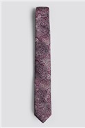  Slim Paisley Jacquard Tie
