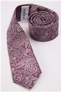  Slim Paisley Jacquard Tie