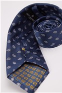  Navy Paisley Tie