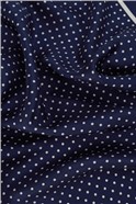  Navy Polka Dot Pocket Square