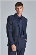  Navy Fleck Trouser