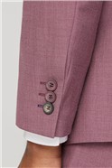  Raspberry Double Breasted Slim Fit Waistcoat