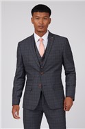  Charcoal Check Suit