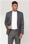  Checked Suit Jacket