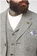 Grey Shetland Jacket