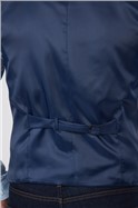  Tyburn Navy Black Check Waistcoat