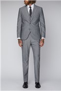  Slim Fit Silver Grey Suit Jacket