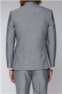  Slim Fit Silver Grey Suit Jacket