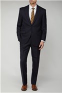  Navy Pinstripe Suit Jacket