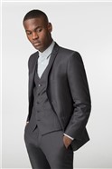  Slim Fit Graphite Twill Suit Jacket