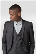  Slim Fit Graphite Twill Suit Jacket