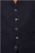 Scott By The Label Tailored Fit Navy Brushed Texture Jacket