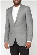  Skinny Fit Grey Pick & Pick Suit Jacket