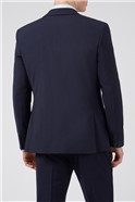  Skinny Fit Navy Panama Suit