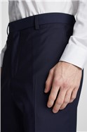  Navy Panama Regular Suit Trousers