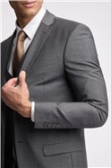  Slim Fit Charcoal Panama Suit Trousers