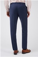  Skinny Fit Blue Panama Suit