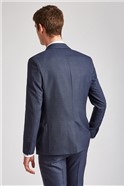  Slim Fit Navy Scratch Jacket