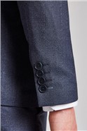  Slim Fit Navy Scratch Waistcoat