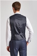  Slim Fit Navy Scratch Waistcoat