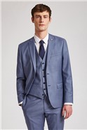  Slim Fit Pale Blue Waistcoat