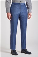  Light Blue Skinny Pick and Pick Trousers