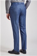  Light Blue Skinny Pick and Pick Trousers