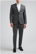  Blue Prince of Wales Check Slim Fit Trousers