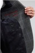  Blue Prince of Wales Check Slim Fit Trousers