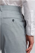  Seafoam Sharkskin Slim Fit Trousers