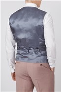  Dusty Pink Sharkskin Slim Fit Jacket