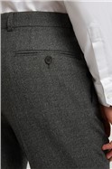  Charcoal Scratch Slim Fit Trousers