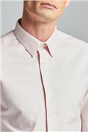  Dorain Pink Micro Darn Slim Shirt