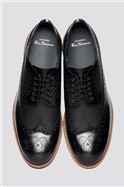  Black Archie Leather Brogues