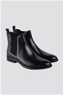  Hammond Black Leather Boots