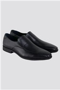 Prost Black Leather Loafers