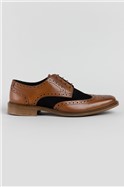  Tan Brogues