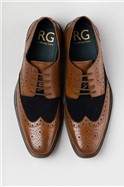  Tan Brogues