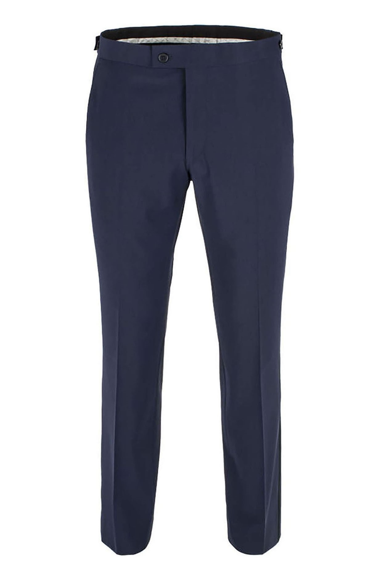 Navy Plain Tailored Fit Dresswear Suit Trouser | Suit Direct