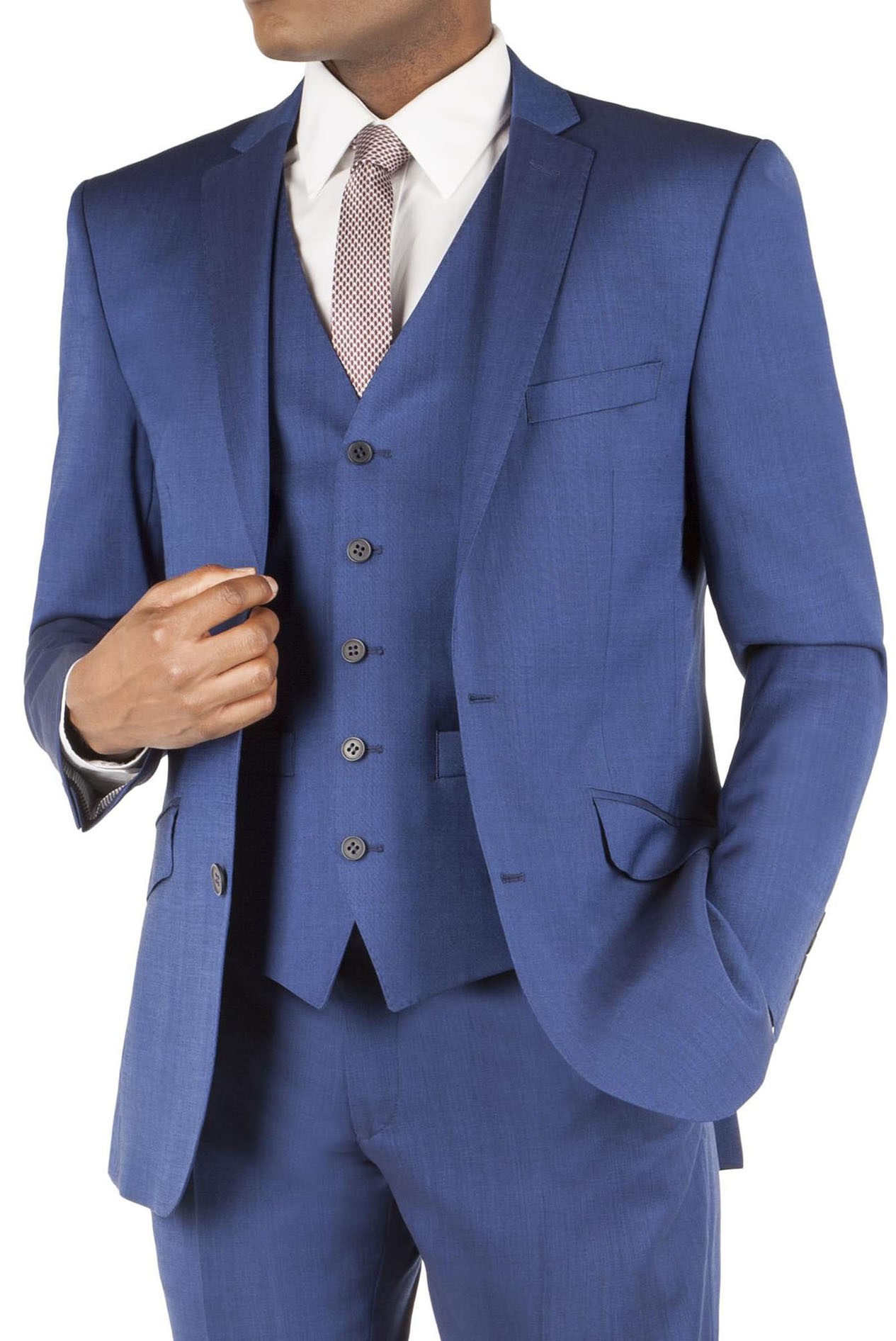 Ben Sherman Bright Blue Tonic Kings Fit Suit | Suit Direct