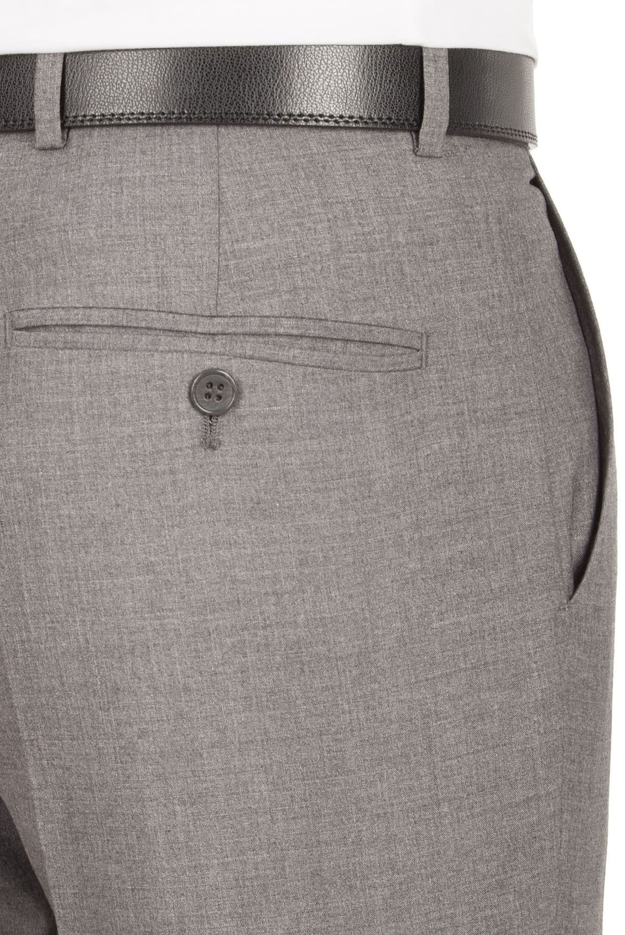 Occasions Grey Plain Regular Fit Suit Trouser