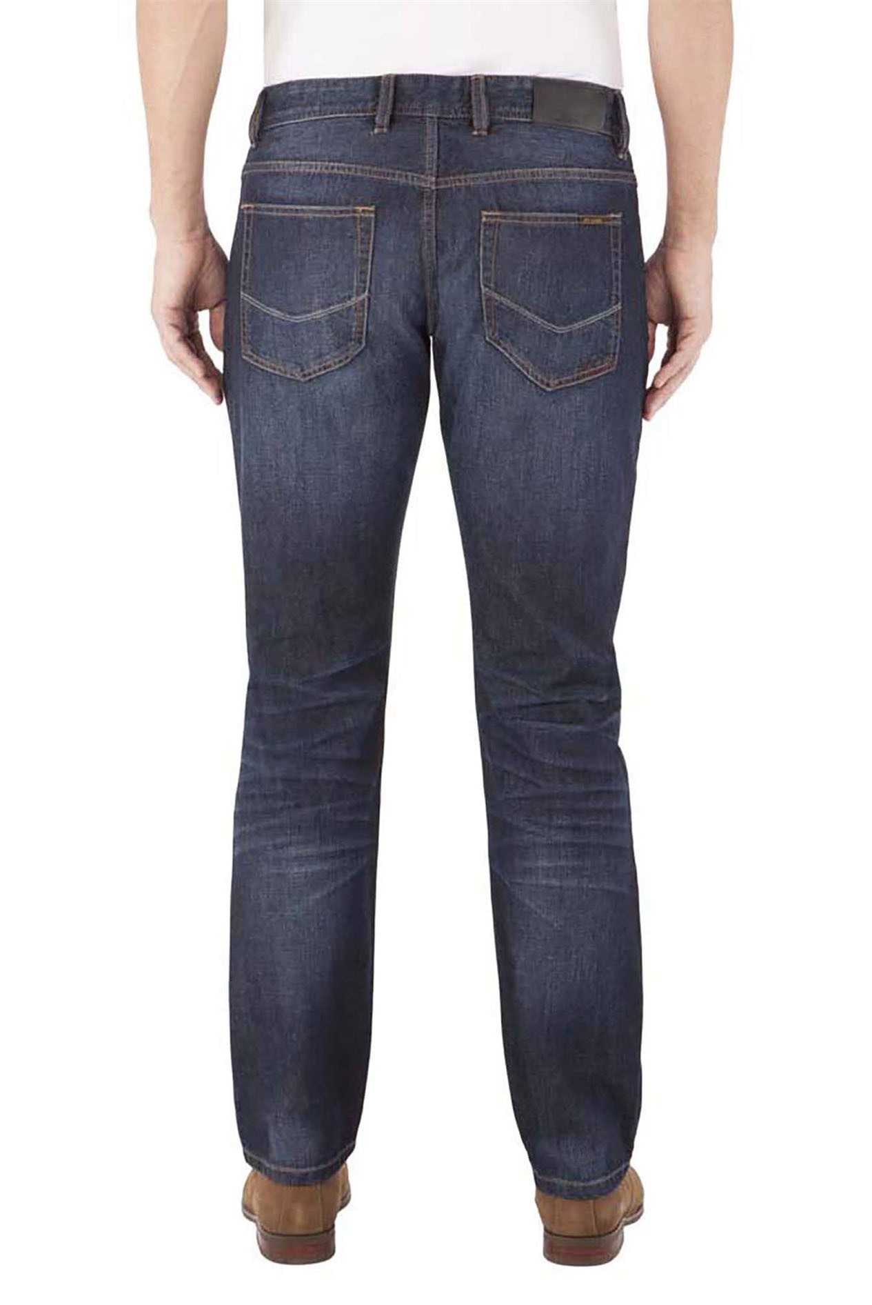 Straight Fit Stone Washed Denim