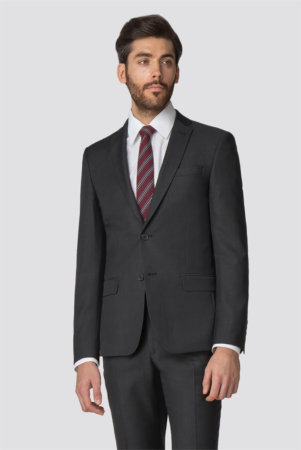 Racing Green | Charcoal Tailored Fit Suit | Suit Direct