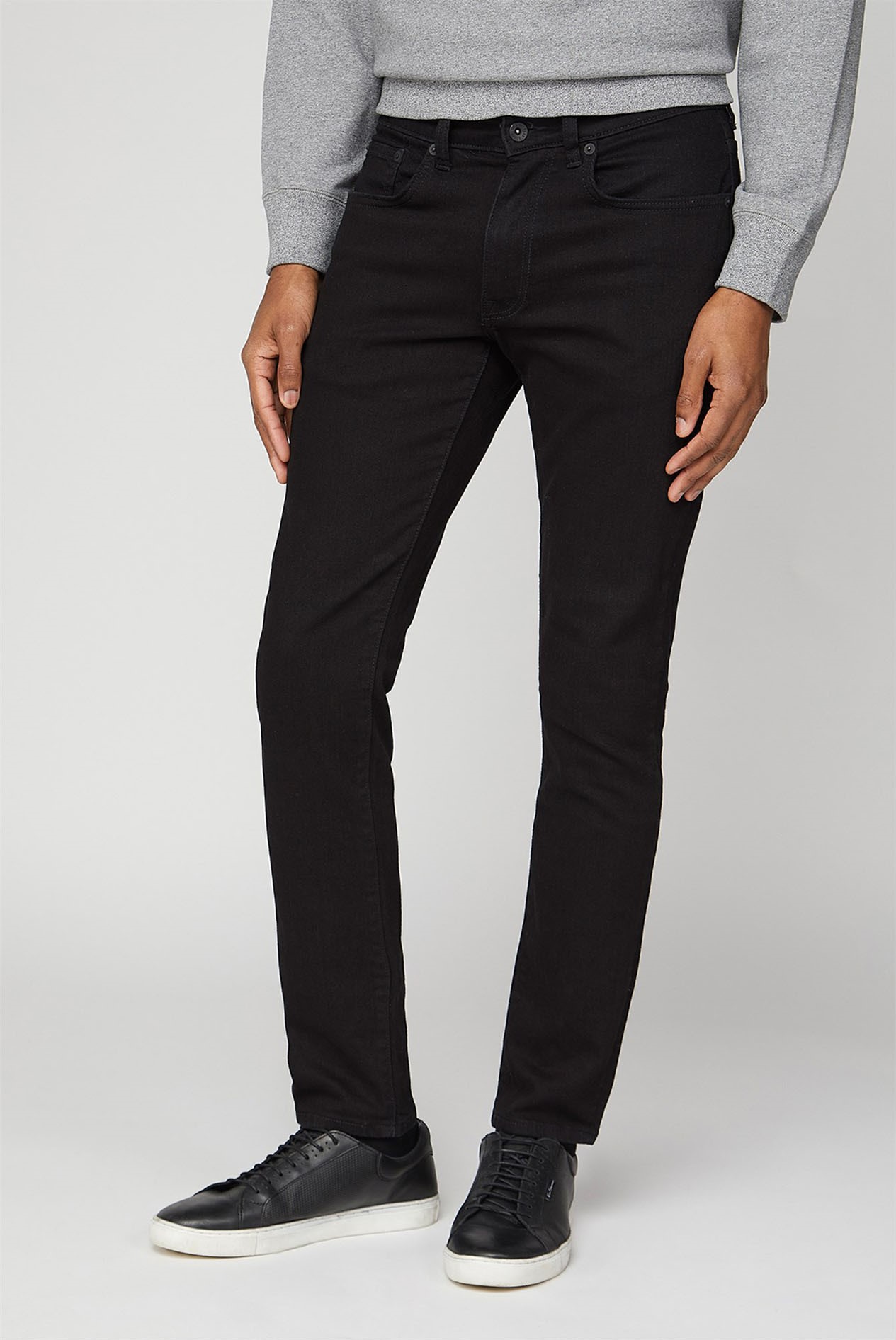 Ben Sherman | Black Slim Fit Stretch Jeans | SuitDirect.co.uk