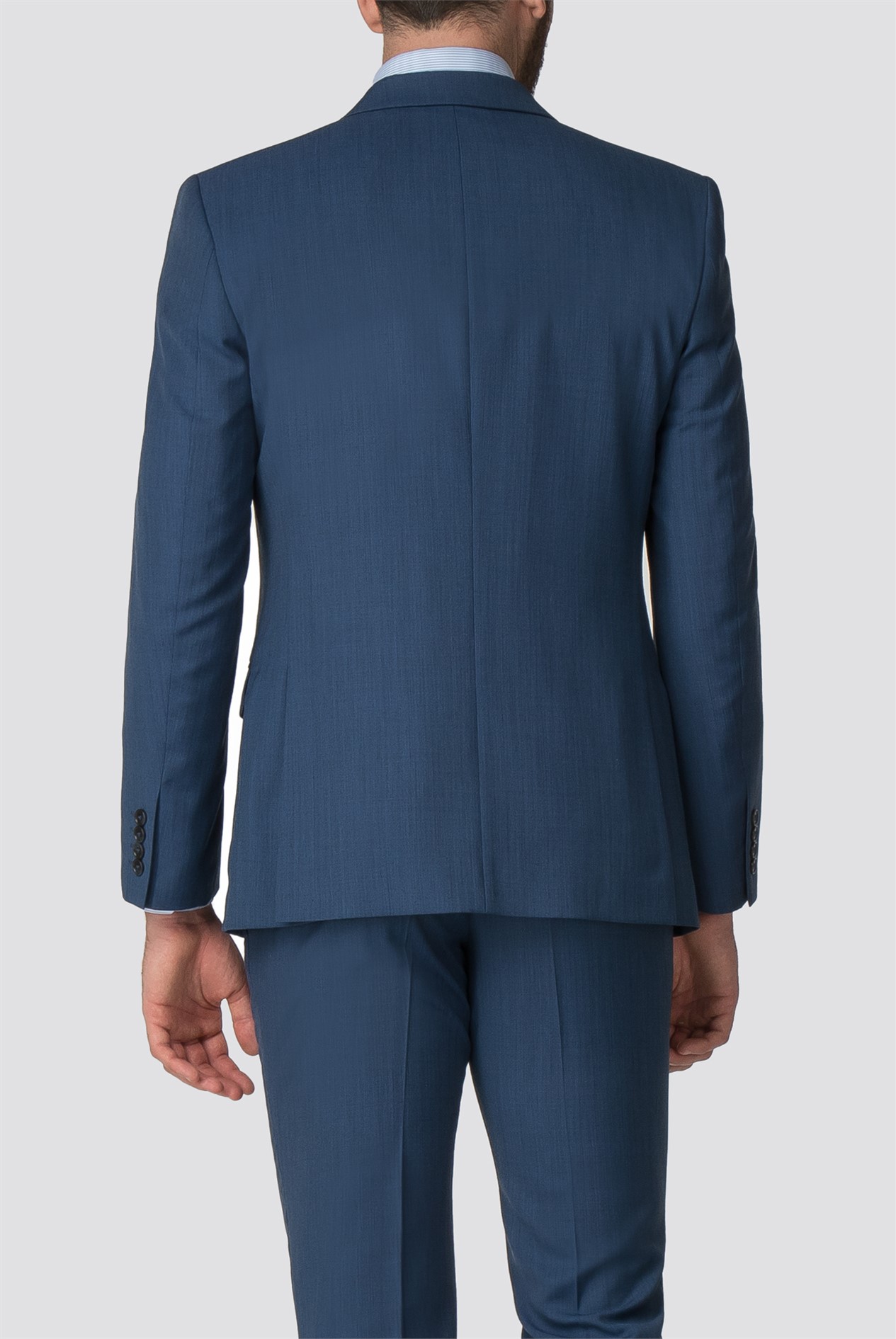 Racing Green | Blue Pick & Pick Textured Suit | SuitDirect.co.uk