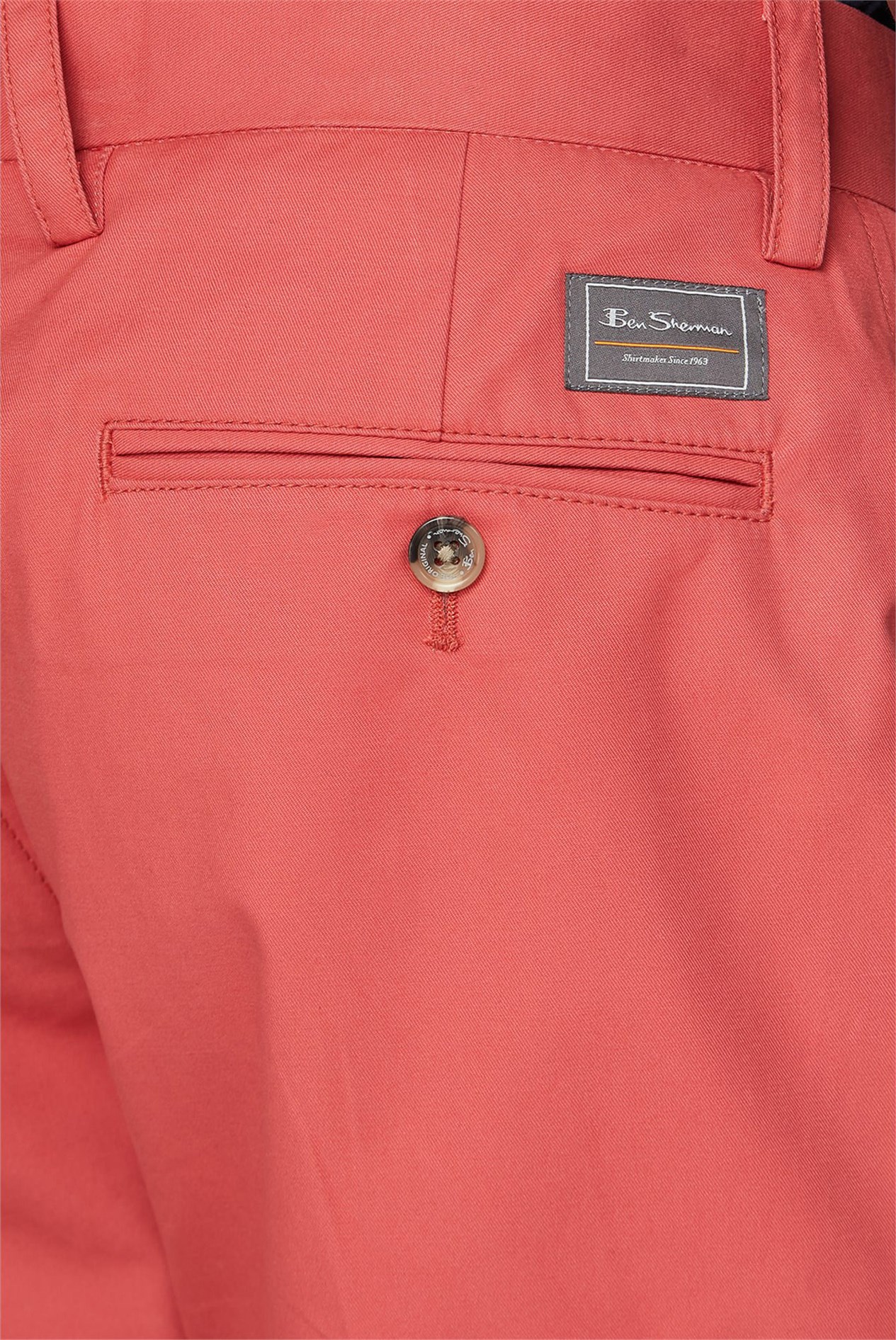  Men's Red Chino Shorts