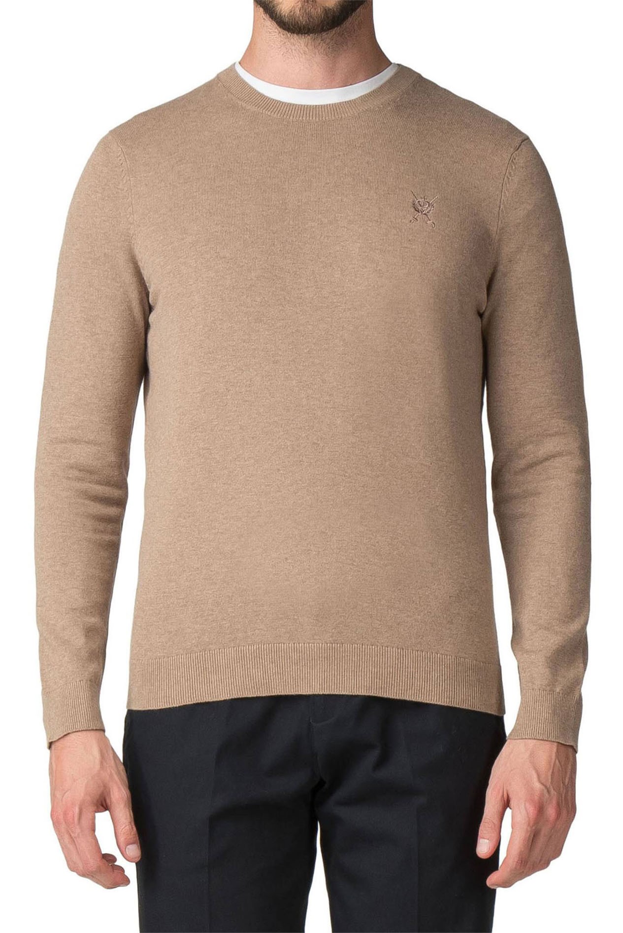 cotton crew neck jumper