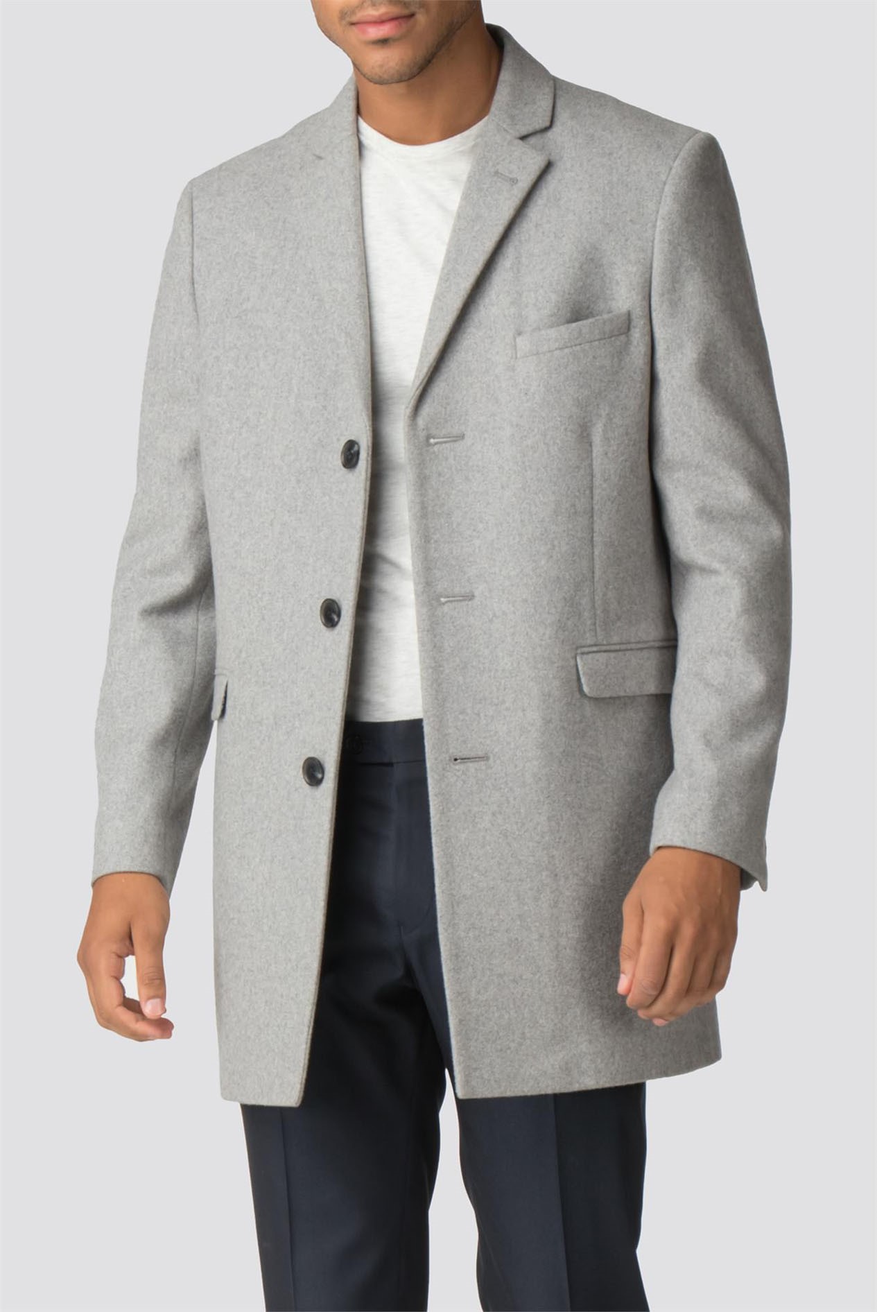 slim fit topcoat